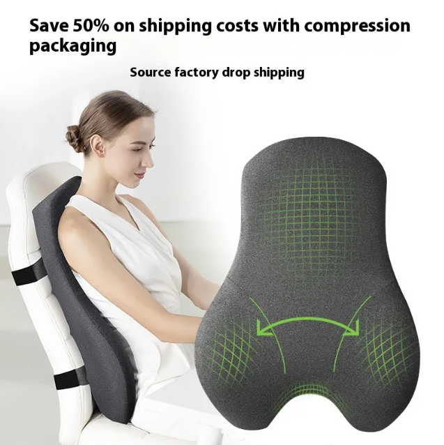 Memory Foam Lumbar Support Cushion